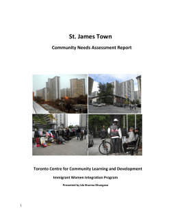 St. James Town - Toronto Centre for Community Learning