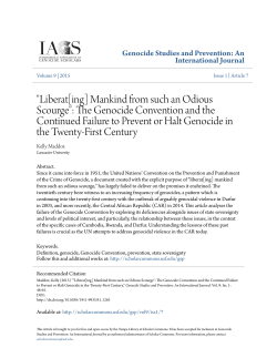 Liberat[ing] Mankind from such an Odious Scourge