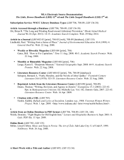 The Little, Brown Handbook (LBH)