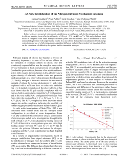 Ab Initio Identification of the Nitrogen Diffusion Mechanism in Silicon