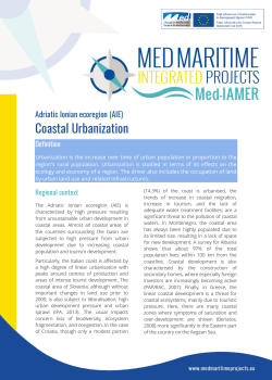 Coastal Urbanization factsheet