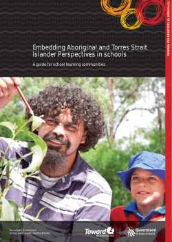 Embedding Aboriginal and Torres Strait Islander Perspectives in