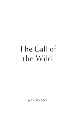 the call of the wildyeni.indd