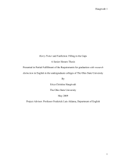 Harry Potter and Fanfiction