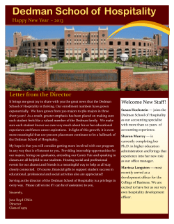 Dedman School of Hospitality