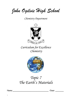 pdf3rd year Unit 7 CfE Chemistry 748 KB