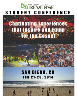 Captivating Experiences that Inspire and Equip for the Gospel