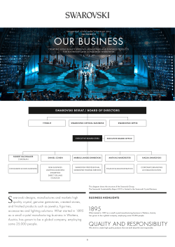 Our Business - Swarovski Group