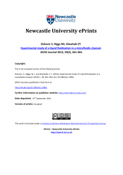 Newcastle University ePrints