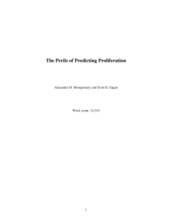 The Perils of Predicting Proliferation