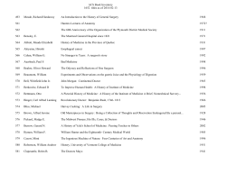 Inmagic DB/TextWorks Report - American College of Surgeons