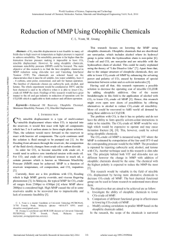 Reduction of MMP Using Oleophilic Chemicals