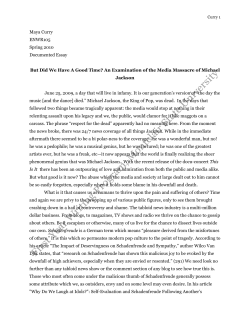 But Did We Have A Good Time?Examination of the Media Massacre