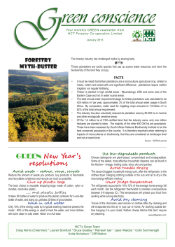 Green newsletter January 2013
