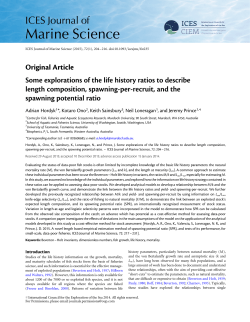 Some explorations of the life history ratios to describe length