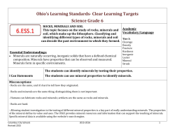 Grade 6 - Columbus City Schools