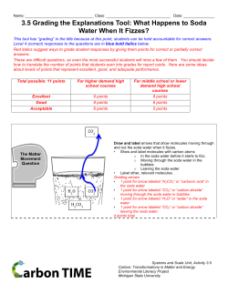 3.5 Grading the Explanations Tool: What Happens to Soda