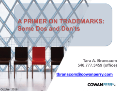 Primer on Trademarks - Access
