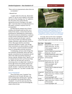 Standard Equipment &ndash; How Standard Is It?