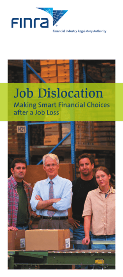 Job Dislocation - Maryland Department of Labor, Licensing and