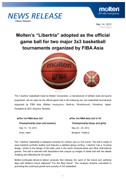 Molten`s &ldquo;Libertria&rdquo; adopted as the official game ball for two major