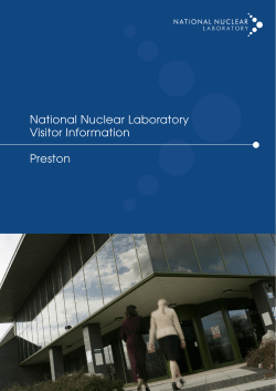 National Nuclear Laboratory Visitor Information Preston