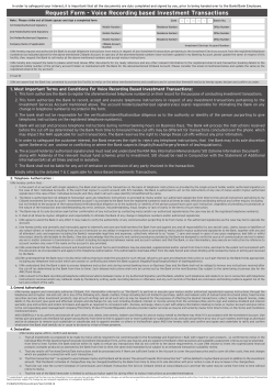 Phone based Investments - Consent Form