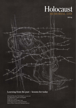 Holocaust Memorial Day Booklet 2014