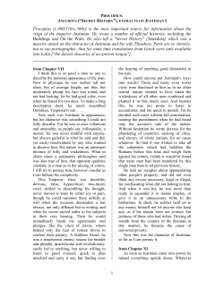 Procopius on Justinian I