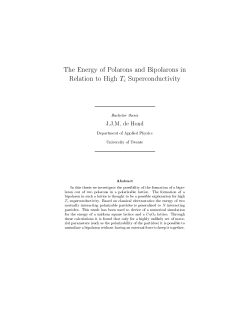 The Energy of Polarons and Bipolarons in Relation to High Tc
