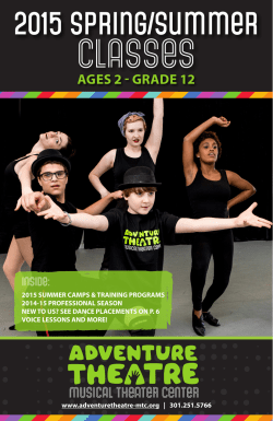 classes - Adventure Theatre MTC