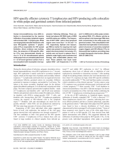 HIV-specific effector cytotoxic T lymphocytes and