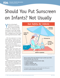 Should You Put Sunscreen on Infants?