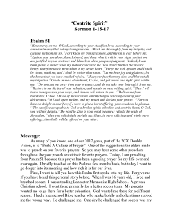 Contrite Spirit - providencecob.org