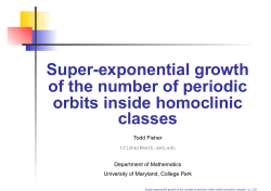 Super-exponential growth of the number of periodic orbits inside