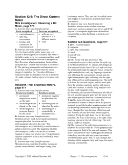 Section 12.6: The Direct Current Motor
