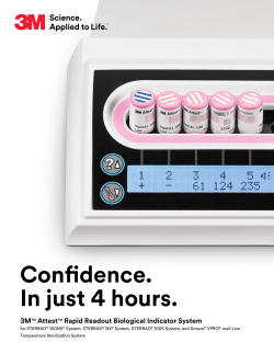 3M™ Attest™ Rapid Readout Biological Indicator System for