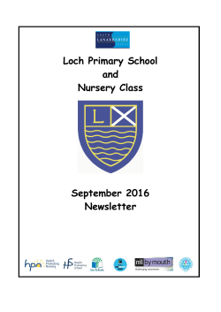 2016 October - Loch Primary School