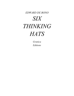 6 Thinking Hats
