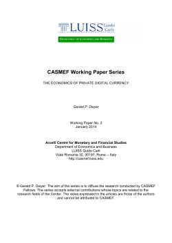 The Economics of Private Digital Currency