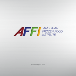Annual Report 2014 - American Frozen Food Institute