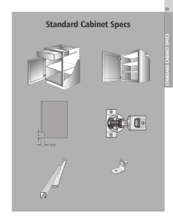 Standard Cabinet Specs