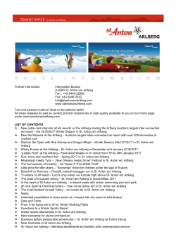 Press releases: Winter