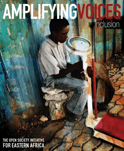 Amplifying Voices - Open Society Foundations