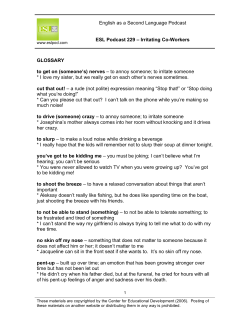 ESLPod 229 Guide - Englis As A Second Language