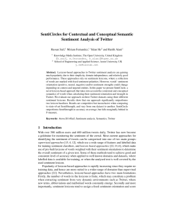 SentiCircles for Contextual and Conceptual Semantic Sentiment