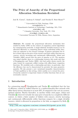 The Price of Anarchy of the Proportional Allocation Mechanism