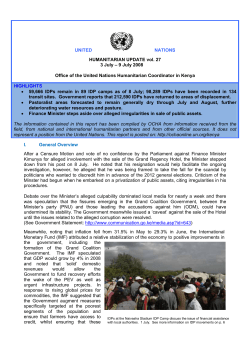 I. General Overview After a Censure Motion and vote of