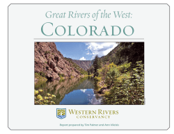 Colorado - Western Rivers Conservancy