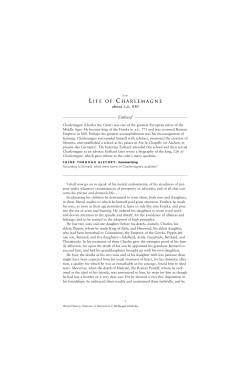 from Life of Charlemagne